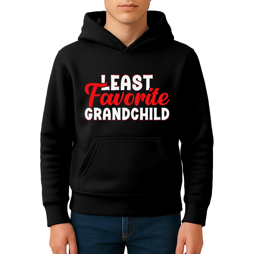 Least Favorite Grandchild Kids Hoodie