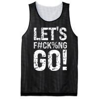 Lets Fucking Go Ball Hard Vulgar Humor Mesh Reversible Basketball Jersey Tank