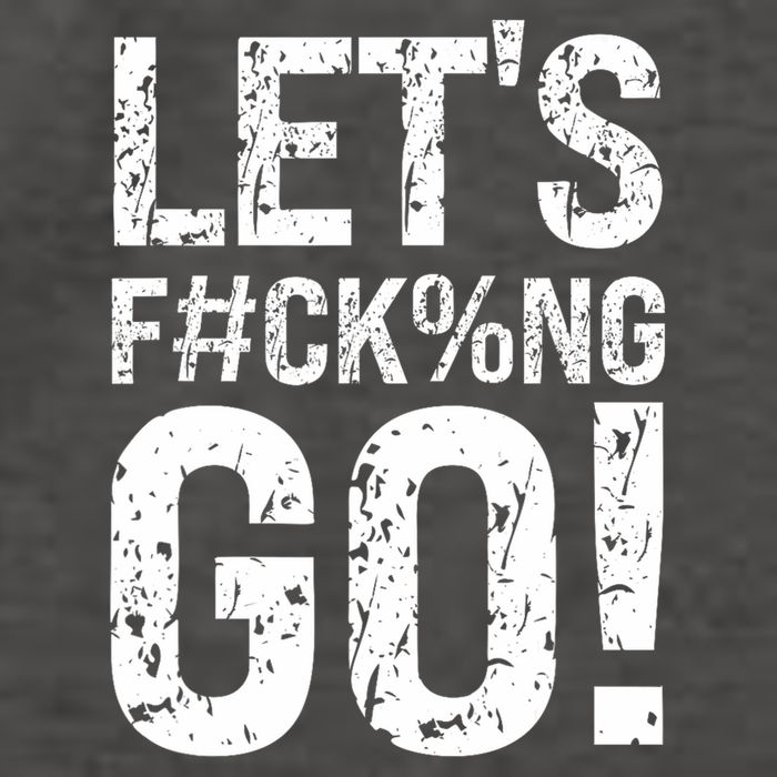 Lets Fucking Go Ball Hard Vulgar Humor Vector Backpack
