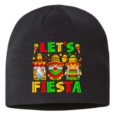 Let's Fiesta Gnome Cinco De Mayo 5th May Mexican Men Women Sustainable Beanie