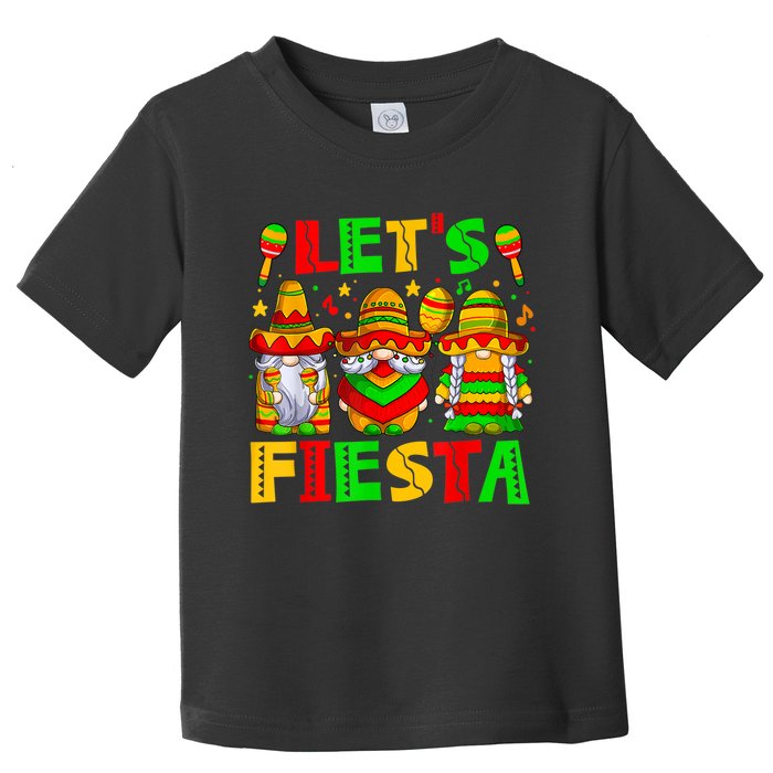 Let's Fiesta Gnome Cinco De Mayo 5th May Mexican Men Women Toddler T-Shirt