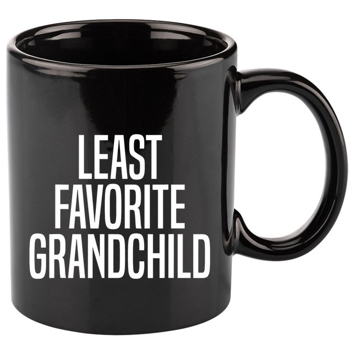 Least Favorite Grandchild 11oz C Handle Ceramic Mug