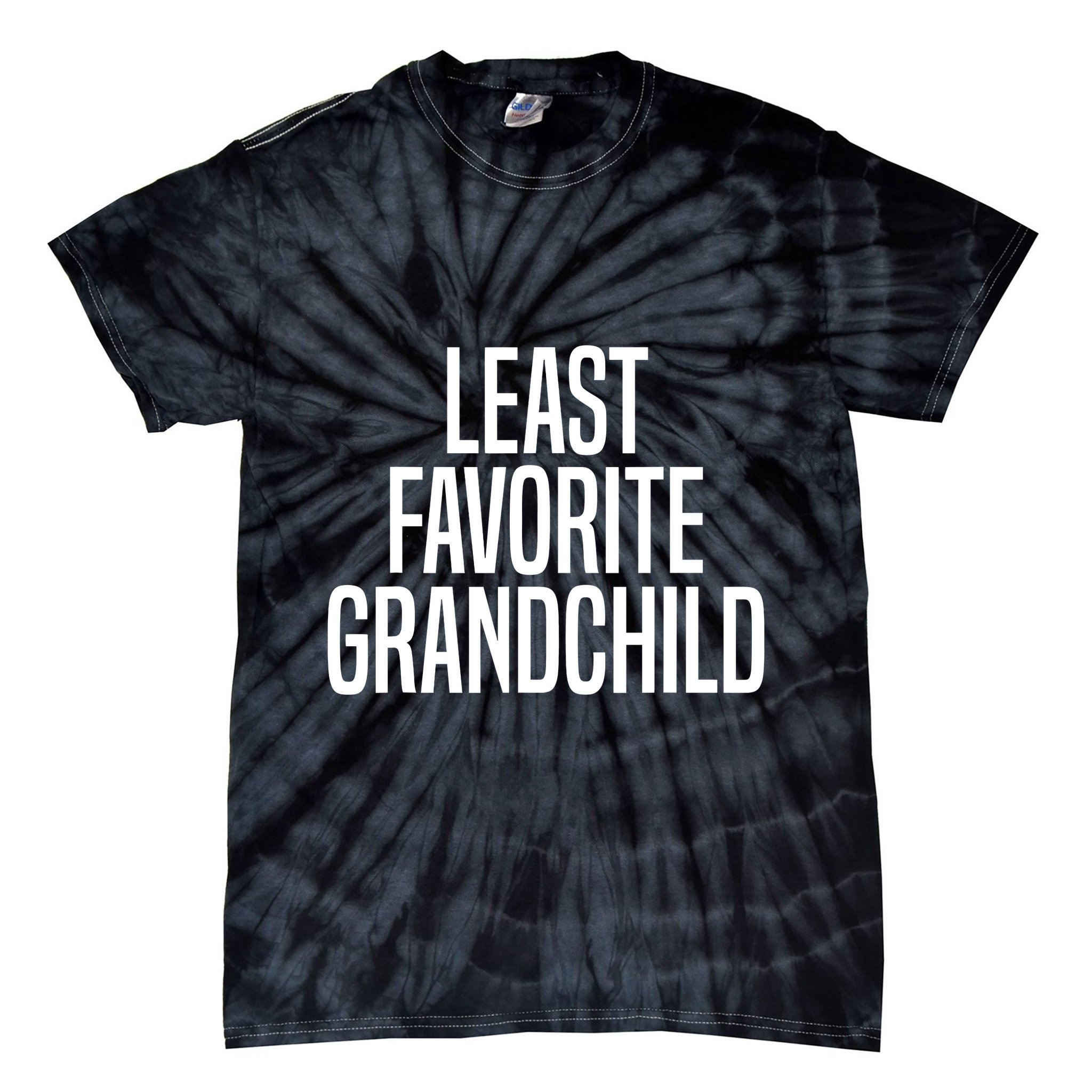 Least Favorite Grandchild Tie-Dye T-Shirt