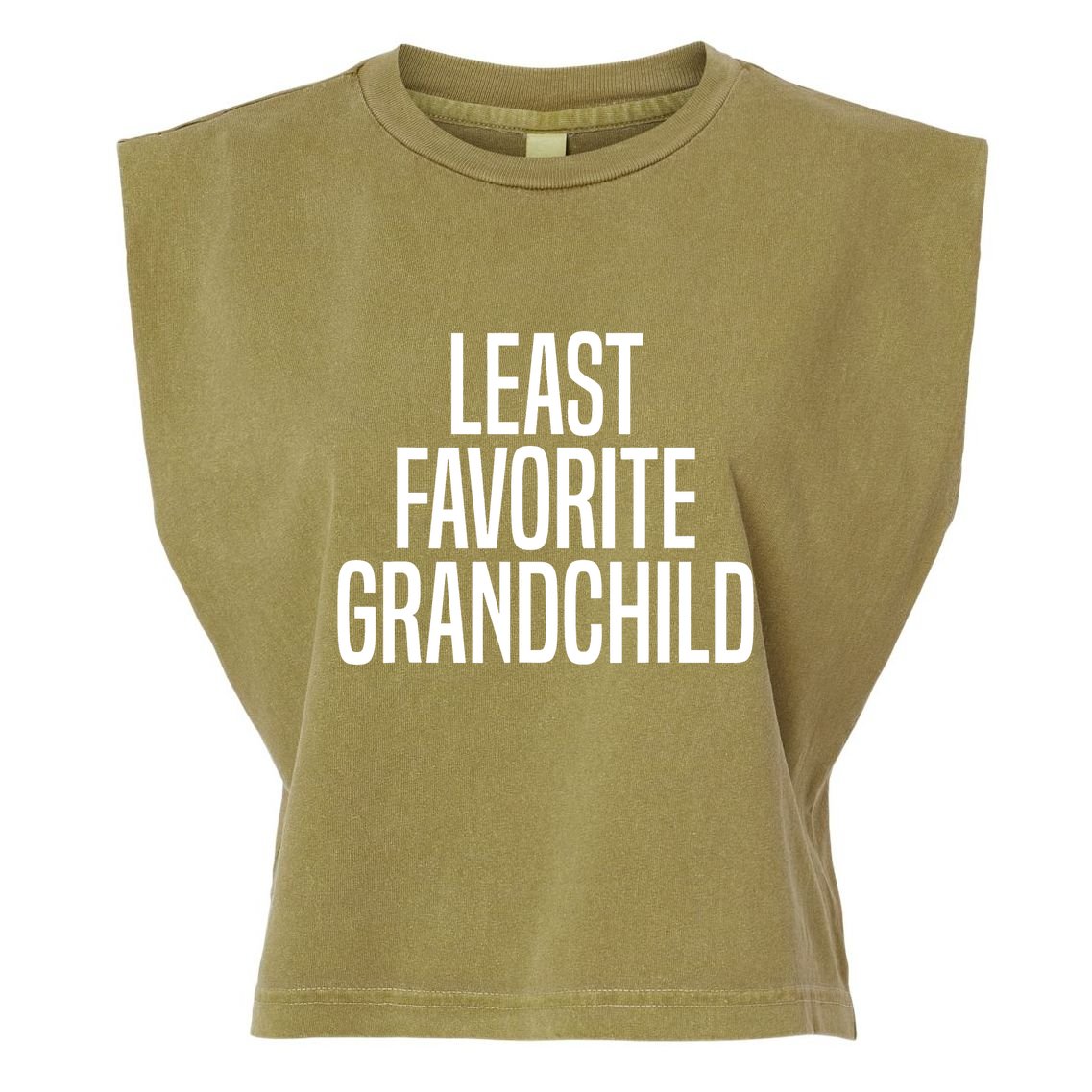Least Favorite Grandchild Garment-Dyed Women's Muscle Tee