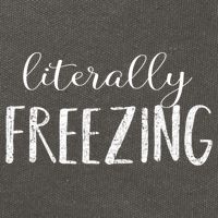 Literally Freezing Gift Cotton Canvas Backpack