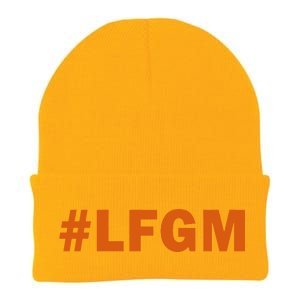 #LFGM Baseball Fan Knit Cap Winter Beanie