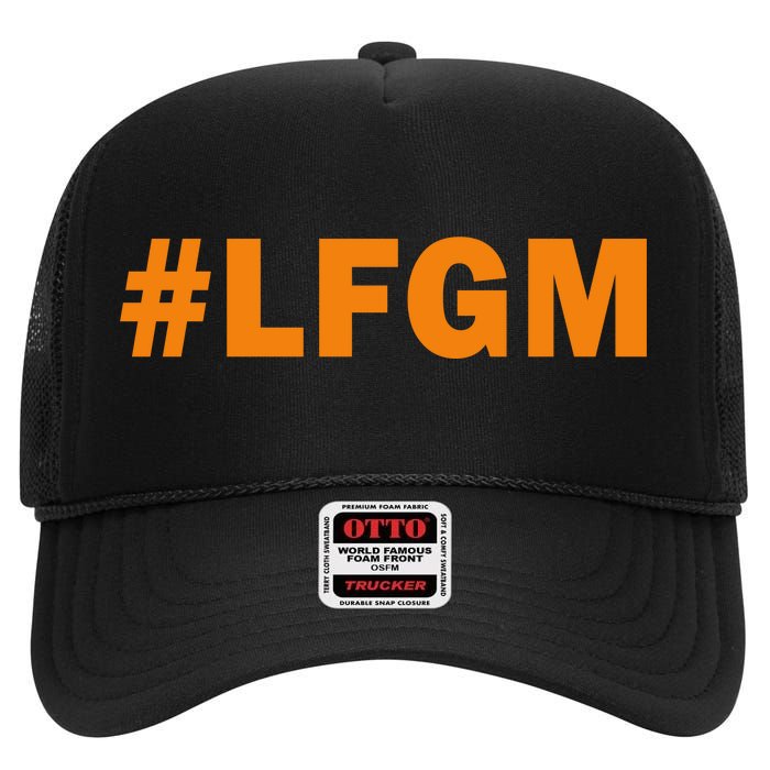 #LFGM Baseball Fan High Crown Mesh Back Trucker Hat