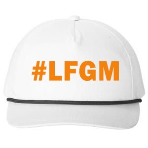 #LFGM Baseball Fan Snapback Five-Panel Rope Hat