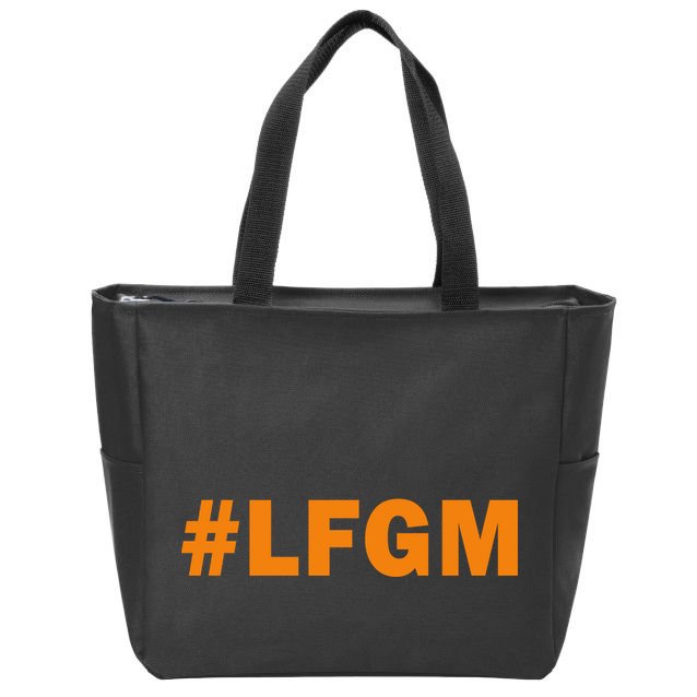 #LFGM Baseball Fan Zip Tote Bag