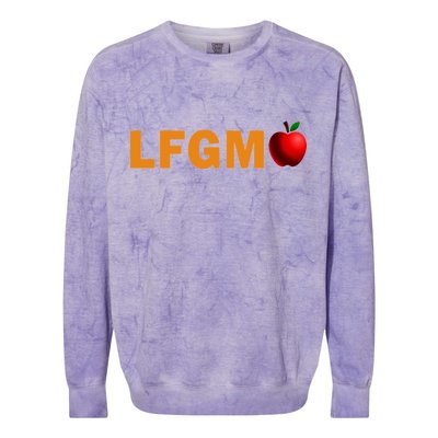 LFGM Teachers Apple Colorblast Crewneck Sweatshirt