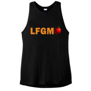 LFGM Teachers Apple Ladies PosiCharge Tri-Blend Wicking Tank