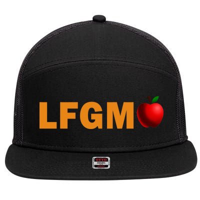 LFGM Teachers Apple 7 Panel Mesh Trucker Snapback Hat