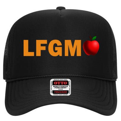 LFGM Teachers Apple High Crown Mesh Back Trucker Hat