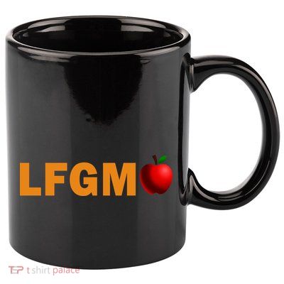 LFGM Teachers Apple 11oz C Handle Ceramic Mug