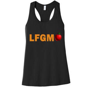 LFGM Teachers Apple Women's Racerback Tank