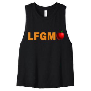 LFGM Teachers Apple Women's Racerback Cropped Tank