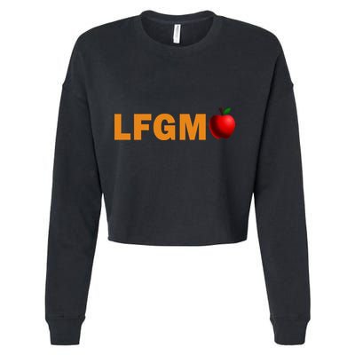 LFGM Teachers Apple Cropped Pullover Crew