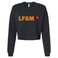 LFGM Teachers Apple Cropped Pullover Crew