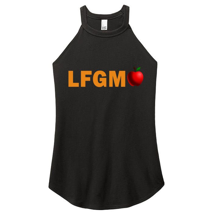 LFGM Teachers Apple Women's Perfect Tri Rocker Tank