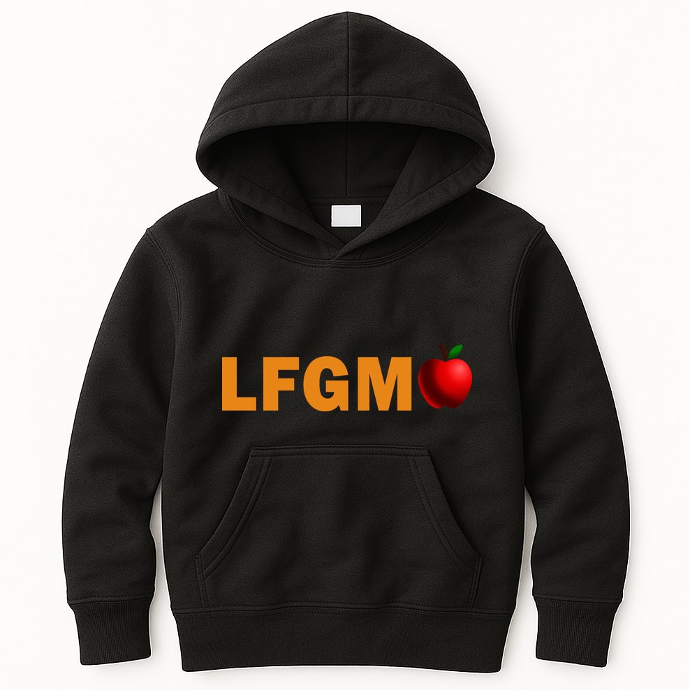 LFGM Teachers Apple Kids Hoodie