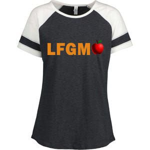 LFGM Teachers Apple Enza Ladies Jersey Colorblock Tee