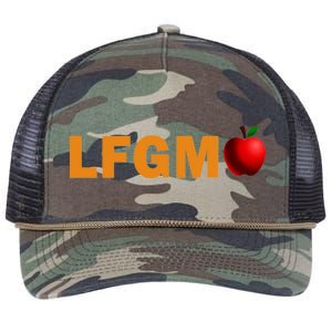 LFGM Teachers Apple Retro Rope Trucker Hat Cap