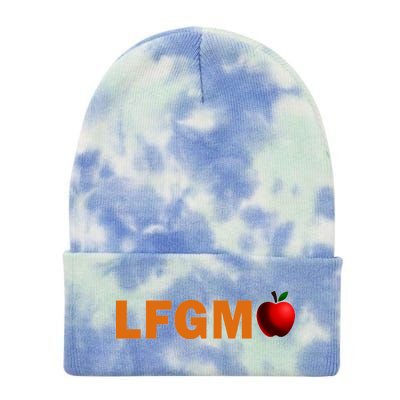 LFGM Teachers Apple Tie Dye 12in Knit Beanie