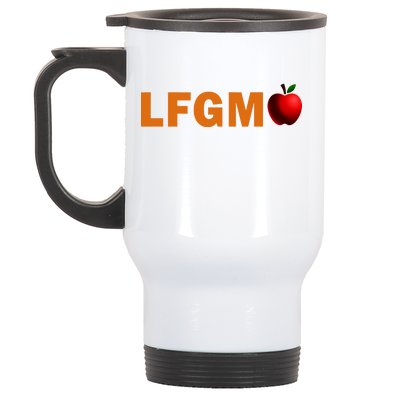 LFGM Teachers Apple Stainless Steel Travel Mug