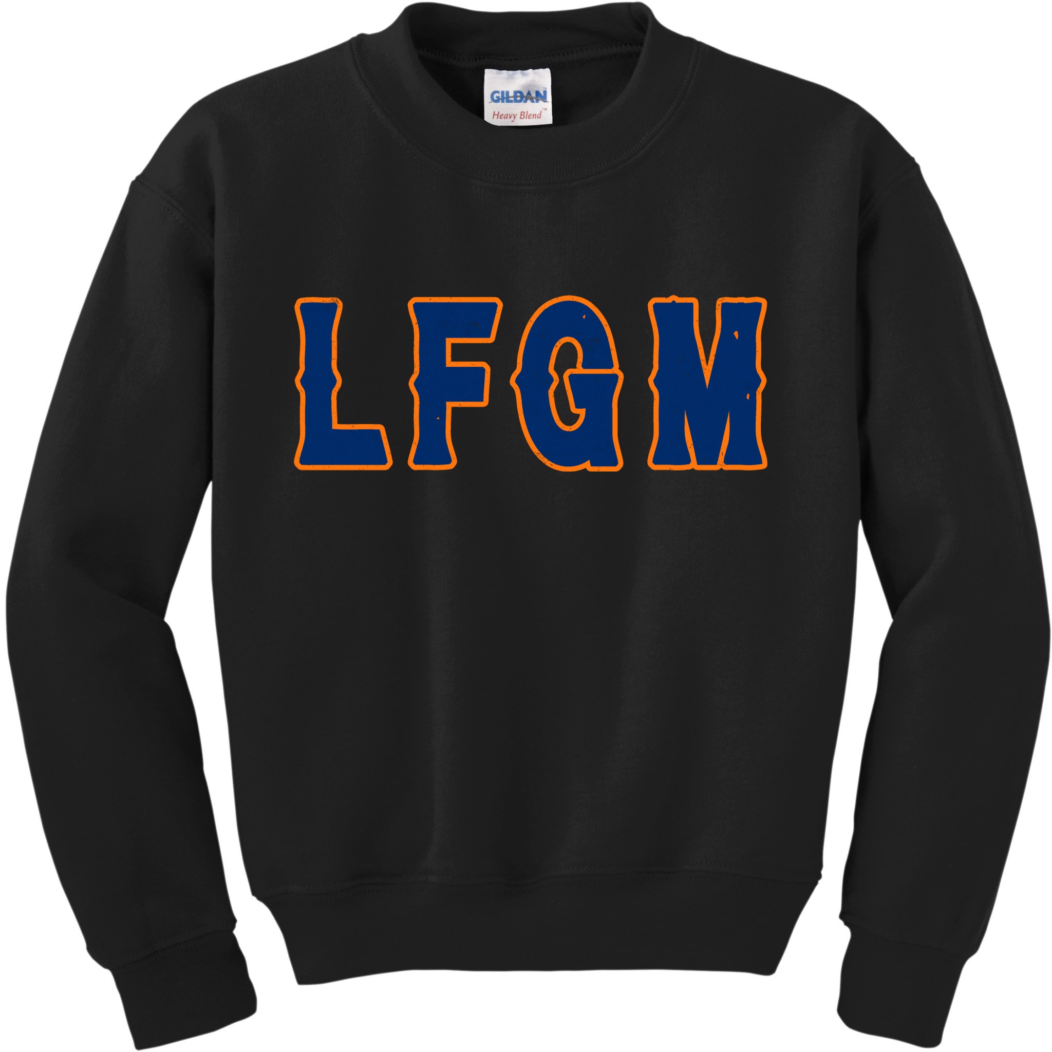 LFGM Vintage Baseball Fans Catchers Pitchers Kids Sweatshirt