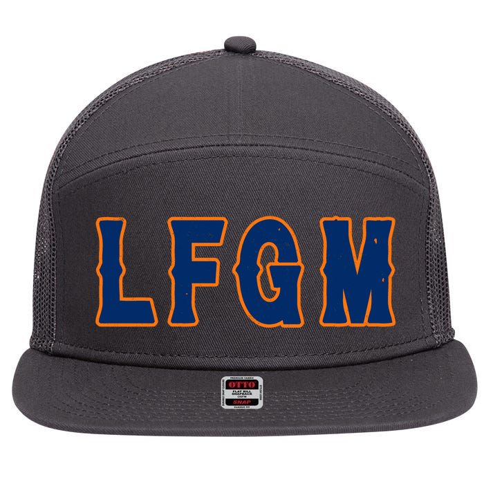 LFGM Vintage Baseball Fans Catchers Pitchers 7 Panel Mesh Trucker Snapback Hat