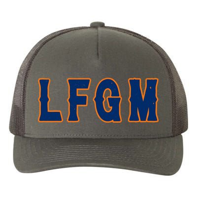 LFGM Vintage Baseball Fans Catchers Pitchers Yupoong Adult 5-Panel Trucker Hat