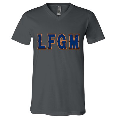 LFGM Vintage Baseball Fans Catchers Pitchers V-Neck T-Shirt