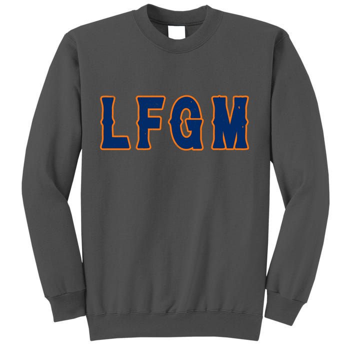 LFGM Vintage Baseball Fans Catchers Pitchers Tall Sweatshirt