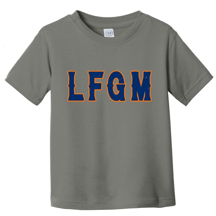 LFGM Vintage Baseball Fans Catchers Pitchers Toddler T-Shirt