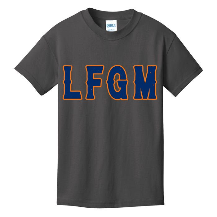 LFGM Vintage Baseball Fans Catchers Pitchers Kids T-Shirt