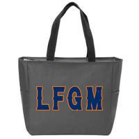 LFGM Vintage Baseball Fans Catchers Pitchers Zip Tote Bag