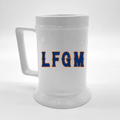 LFGM Vintage Baseball Fans Catchers Pitchers Beer Stein