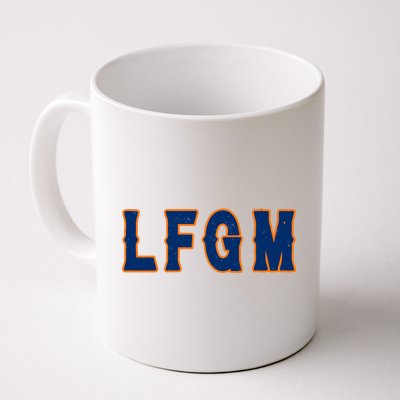 LFGM Vintage Baseball Fans Catchers Pitchers Coffee Mug