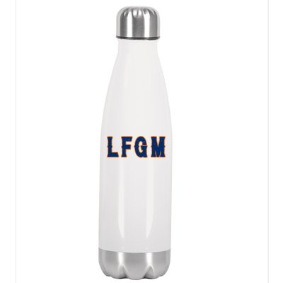 LFGM Vintage Baseball Fans Catchers Pitchers Stainless Steel Insulated Water Bottle