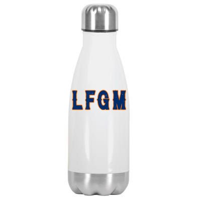 LFGM Vintage Baseball Fans Catchers Pitchers Stainless Steel Insulated Water Bottle