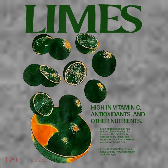 Limes Funny High In Vitamin C Antioxidants Other Nutrients 7-Panel Snapback Hat