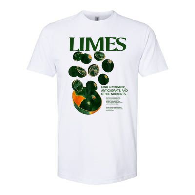 Limes Funny High In Vitamin C Antioxidants Other Nutrients Softstyle CVC T-Shirt