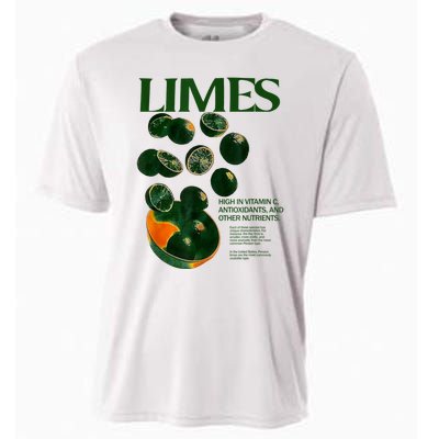 Limes Funny High In Vitamin C Antioxidants Other Nutrients Cooling Performance Crew T-Shirt