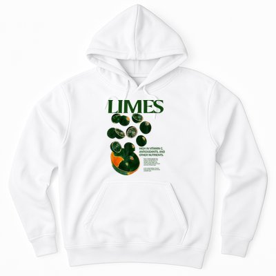 Limes Funny High In Vitamin C Antioxidants Other Nutrients Hoodie
