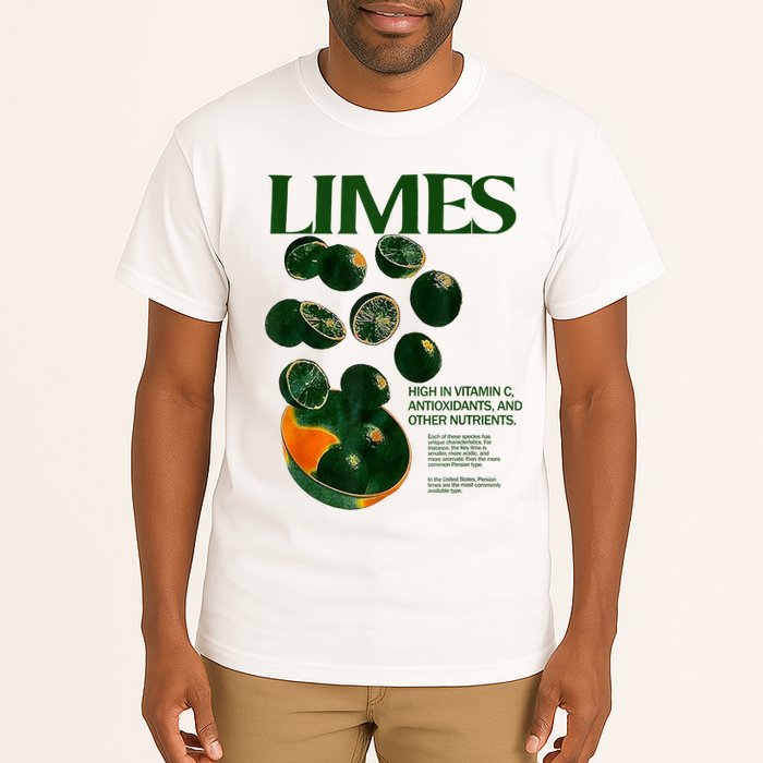 Limes Funny High In Vitamin C Antioxidants Other Nutrients Tall T-Shirt