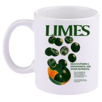 Limes Funny High In Vitamin C Antioxidants Other Nutrients 11oz C Handle Ceramic Mug