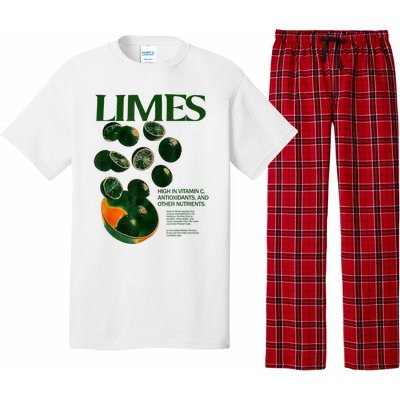 Limes Funny High In Vitamin C Antioxidants Other Nutrients Pajama Set