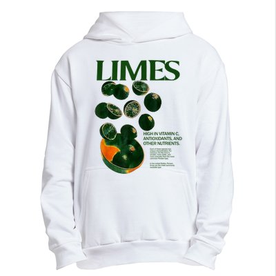 Limes Funny High In Vitamin C Antioxidants Other Nutrients Urban Pullover Hoodie