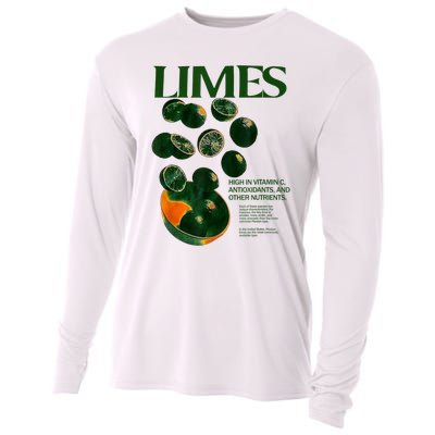 Limes Funny High In Vitamin C Antioxidants Other Nutrients Cooling Performance Long Sleeve Crew