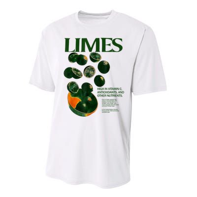 Limes Funny High In Vitamin C Antioxidants Other Nutrients Performance Sprint T-Shirt